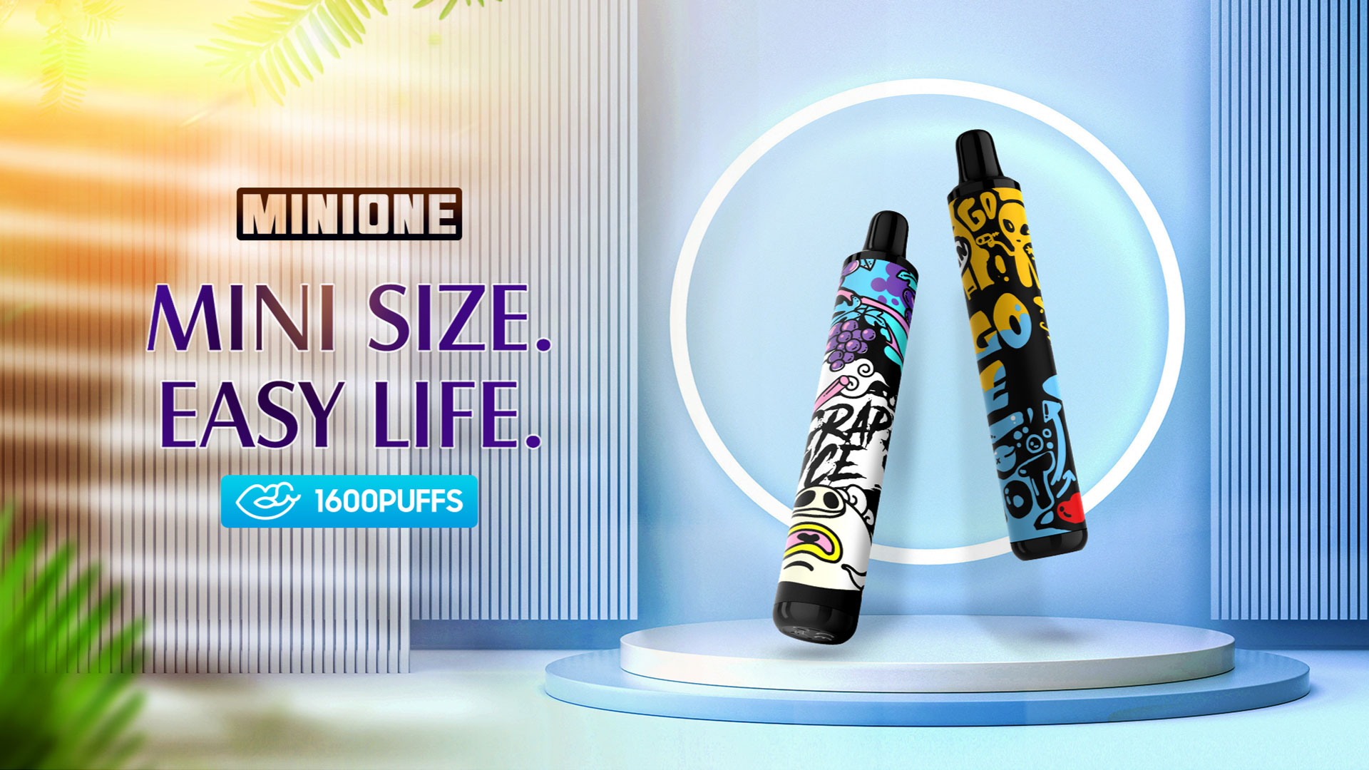 You are currently viewing MINIONE 1600puffs Disposable vape 800mAh internal battery , the simple design and use enhance the user experience