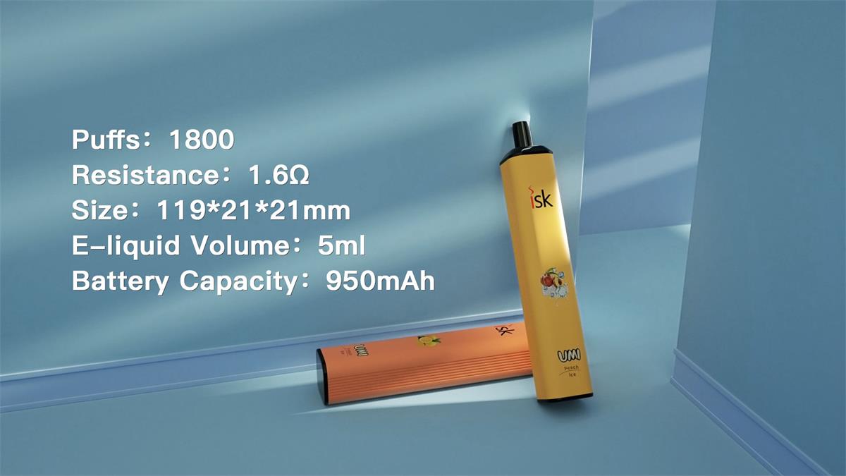 ISK045 1800 Puffs Vapes Disposable