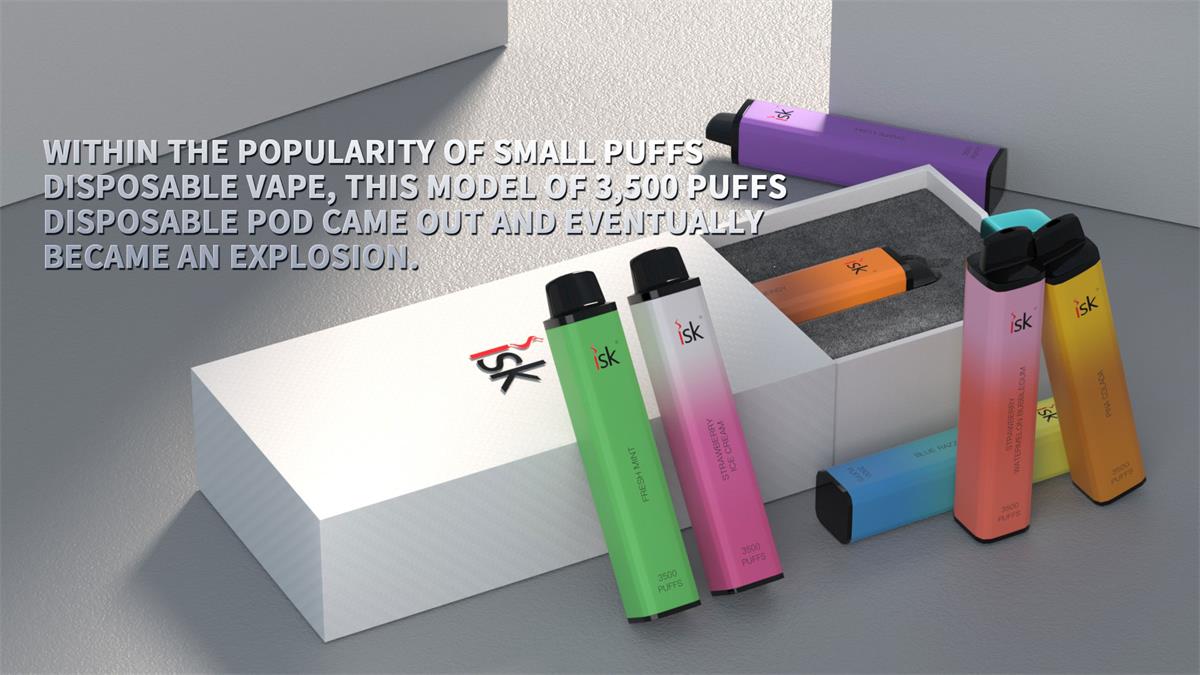 ISK046 3500 Puffs Disposable Vape POD Device